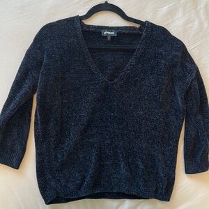 Express chenille Women's Black Sweater
